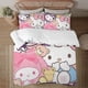 thumbnail image 1 of My Melody Soft 3D Printed Duvet Cover Bedding Set with Comforter Cover 3 Piece Set, 1 of 5