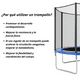 thumbnail image 3 of Cama Elástica Trampolín Exterior Con Malla 2.44 X 2.3 M, 3 of 4