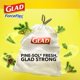 thumbnail image 3 of Bolsas de basura Glad ForceFlex Tall Kitchen 13 L 110 quilates Pine-Sol, 3 of 8