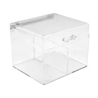 Bothyi - Caja De Almacenamiento De Tarjetas Fotográficas, Estuche De Almacenamiento Con Tapa Transparente Para Tarjetas Comerciales, Pegatinas, Artículos Pequeños