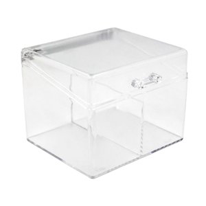 Bothyi - Caja De Almacenamiento De Tarjetas Fotográficas, Estuche De Almacenamiento Con Tapa Transparente Para Tarjetas Comerciales, Pegatinas, Artículos Pequeños