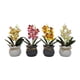 thumbnail image 3 of Planta Artificial Orquidea Decorativa Amarilla Maceta Resina, 3 of 5