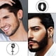 thumbnail image 5 of 10 pares de pendientes magnéticos de acero inoxidable con circonitas, sin perforaciones, para hombre. Material duradero., 5 of 5