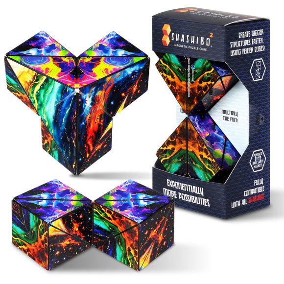 Fidget Cube Shashibo Next Generation XL con más de 70 formas