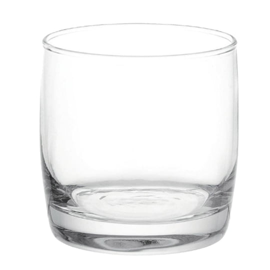 Set 6 Vasos Liso Bajos Monterrey Vidrio 296ml Transparente 1 Un Cristar