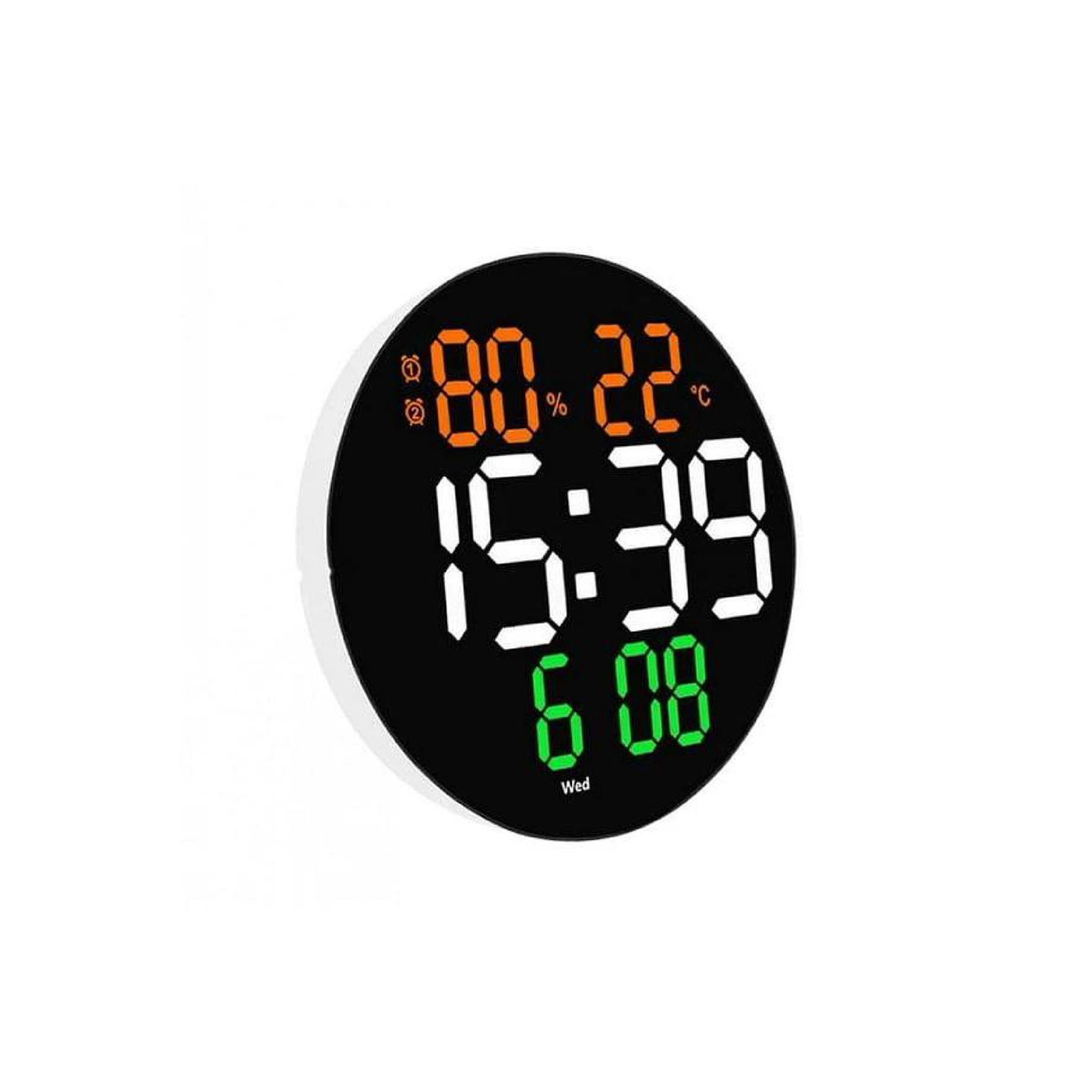 Despertador Digital Con Control Remoto, 10'' Reloj De Pared Led Digital