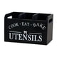 thumbnail image 2 of Porta Utensilios Para Fiestas Práctico Con 3 Compartimentos, Caja Para Tenedores, Cafetería, Buffet, 2 of 5