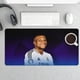 thumbnail image 5 of Kylian Mbappé alfombrilla de escritorio/mesa extra-grande con base antideslizante de cuero y diseño temático; versátil para escritorios de ordenador, mesas de comedor, etc. 30 × 60 cm, 5 of 6