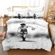 thumbnail image 1 of v755 Bed Sheets Hajime No Ippo Bedding Set Single Twin Full Queen King Size Bed Set Aldult Kid Bedroom Duvetcover Sets Anime Bed Sheet Set 3-Piece Bedding Set (1 Duvet Cover + 2 Pillow Shams) Bed Shee, 1 of 5