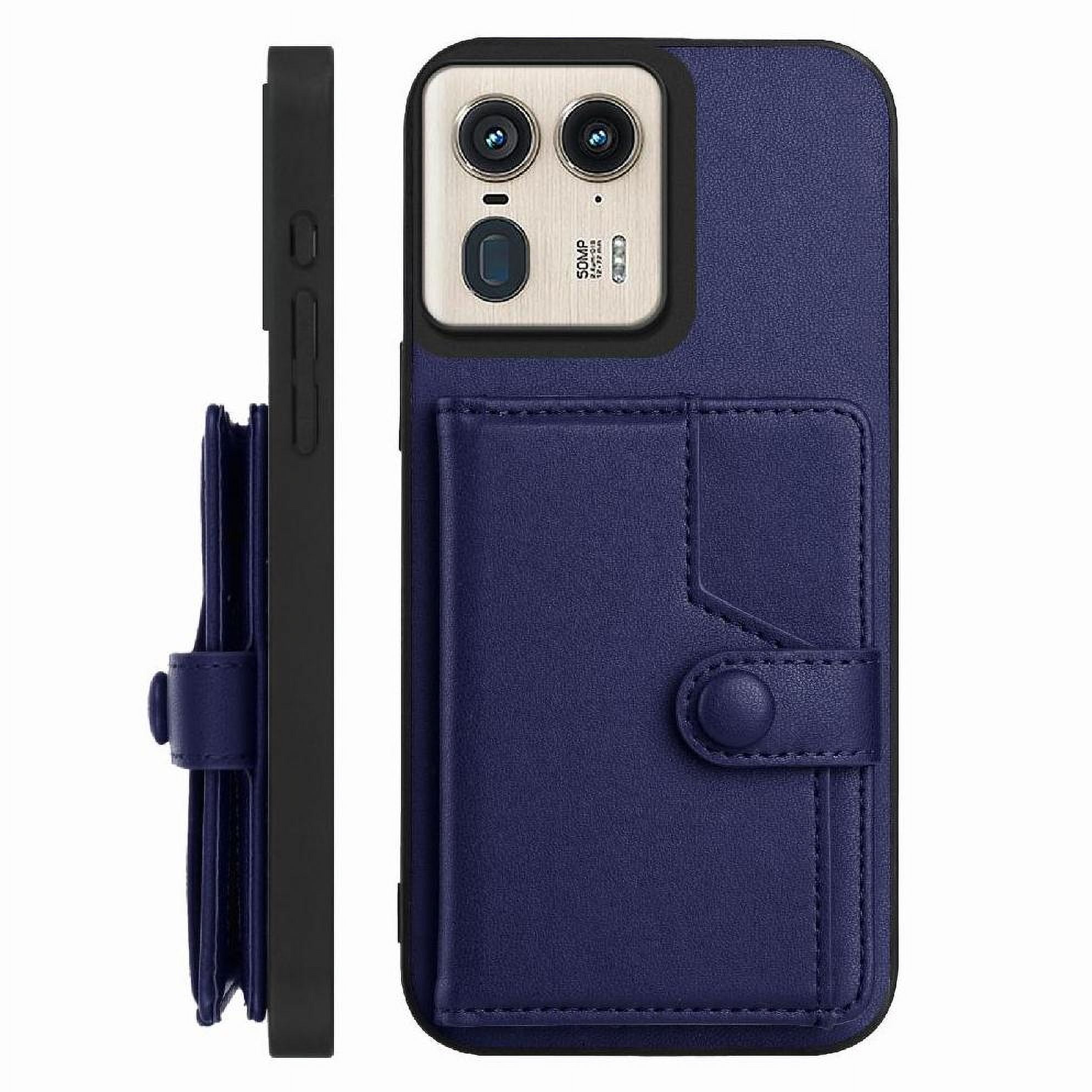 Foxdock Funda Para Motorola Moto X50 Ultra Con Bloqueo Rfid - Diseño Elegante Con Cierre De Botón