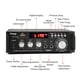 thumbnail image 2 of Amplificador Facmogu 298A Max 300 Wx2 Bluetooth 5.0 de 2 canales, 2 of 3