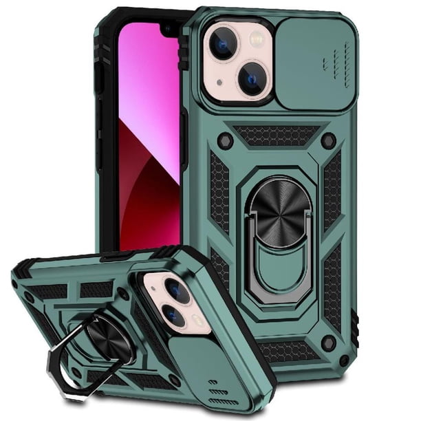 Estuche GANGXUN para iPhone 13 Mini, soporte giratorio 360°, estilo mecánico y magnético