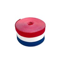 Genérico - Listón Decorativo 20 Metros Tricolor Blanco Azul Rojo