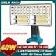 thumbnail image 1 of Linterna LED vertical de 9 Pulgadas 40W para Exteriores, Luz de Trabajo Inalámbrica, Foco para Bos_-ch 14.4V 18V Batería Li-ion BAT622, BAT609, BAT618G con USB, 1 of 7