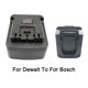 thumbnail image 1 of Adaptador Convertidor de Batería para de*walt 20V Batería Li-ion Convertir a para Bos*ch 18V Batería Li-ion Herramientas Eléctricas, 1 of 3