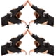 thumbnail image 1 of Guantes LED sin Dedos para Exterior, Paquete de 4 Piezas, 1 of 7