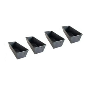 Genérico - Pack X4 Molde Pan Molde Para Pan De Molde Rectangular 35Cm