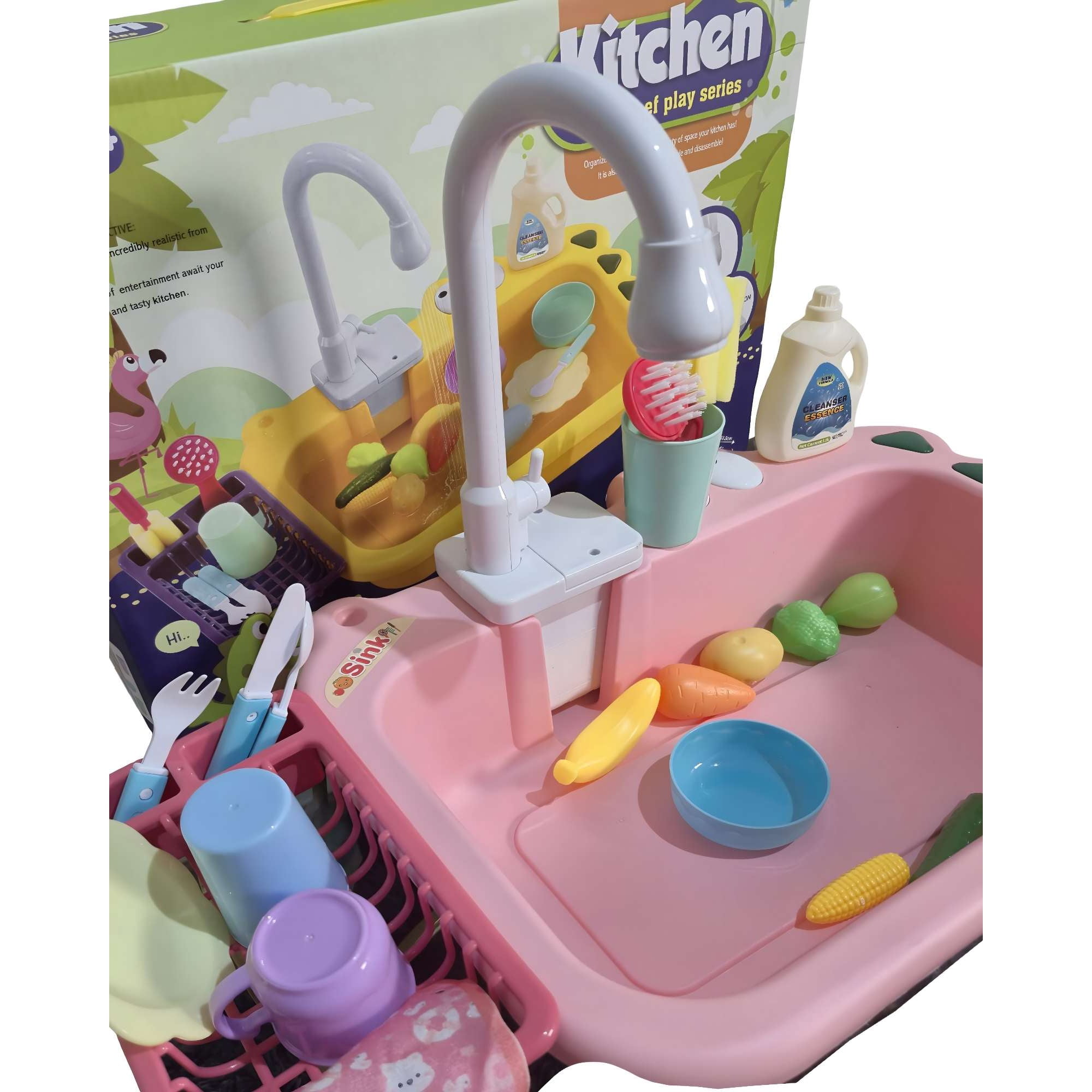 M&l Todo Para El Hogar - Lava Vajillas De Juguete Rosado