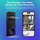 thumbnail image 3 of Timbre de video WYZE Wireless Duo Cam 2K con batería, color plata, 3 of 9