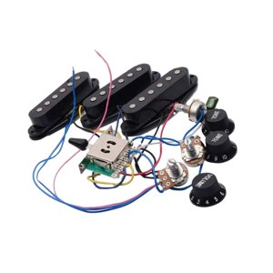 Bothyi - Juego De Pastillas De Guitarra Pastilla Pasiva 250K Para Accesorio De Guitarra Eléctrica St Negro