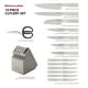thumbnail image 3 of Juego de bloques de cuchillos KitchenAid Gourmet de acero inoxidable de 15 piezas, 3 of 3