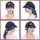 thumbnail image 5 of Gorras Chemo Hats Para Mujer Forradas En Algodón Y Bambú Para Vendedor De Periódicos, 5 of 6