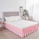 thumbnail image 1 of Falda para Cama Suxumhao con Volantes Rosa Claro Tamaño Full, 1 of 3