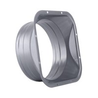 Magideal - Conector De Conducto De Ventilación, Adaptador De Ventilación, Tubo De Ventilación Recto Para Sistema De Ventilación De Calefacción Y Refrigeración, D