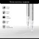 thumbnail image 4 of Marcadores de Pintura Pinturale Arts Blanco 0,5 mm Pack de 2, 4 of 6