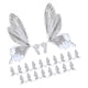 thumbnail image 3 of 40x Papel De Regalo De Flores De Mariposa Para Vacaciones Día De Acción De Gracias Día De San Valentín Blanco, 3 of 3