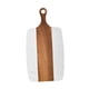 thumbnail image 3 of Tabla De Cortar De Madera De Mármol Para Barbacoa, Tabla Multiusos, Fácil De Limpiar, Color Blanco, 3 of 3