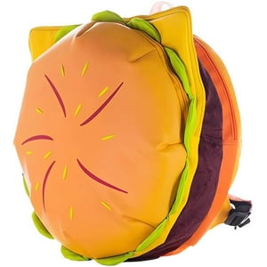 Mochila Hkufpq Cheeseburger Universe Con Múltiples Compartimentos
