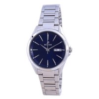 Westar - Reloj De Pulsera Para Mujer De 16 Mm Casual De Acero Inoxidable Con Esfera Azul