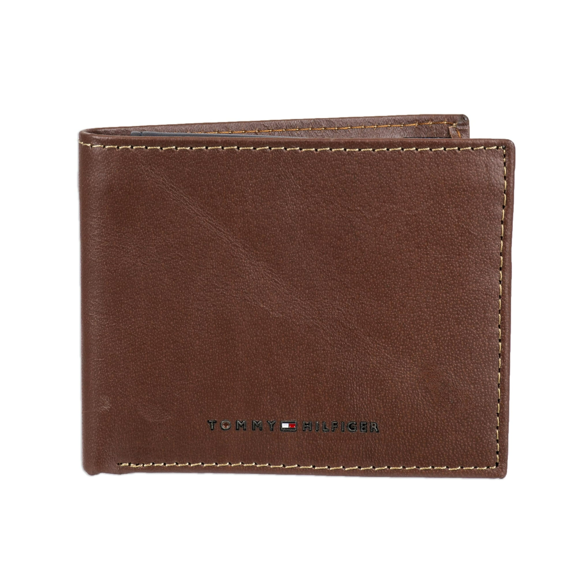 Tommy Hilfiger - Cartera De Piel Auténtica Con Bloqueo Rfid Para Hombre