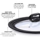 thumbnail image 2 of Tapa universal Ecolution para ollas y sartenes de 24 a 30 cm, color negro, 2 of 7
