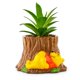 thumbnail image 1 of Maceta de cerámica con tocón de árbol de Winnie The Pooh con suculentas de 5 pulgadas, 1 of 6