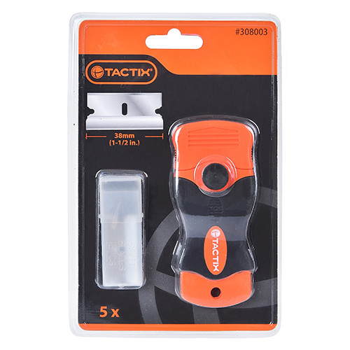 Tactix - Raspador De Seguridad Con 5 Hojas