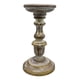 thumbnail image 1 of Porta Vela Candelabro Decorativo Rustico Madera 23cm dorado, 1 of 3
