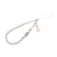 thumbnail image 5 of Cadena elegante con cuentas para teléfono para mujer: cordón decorativo para teléfono móvil Blanco, 5 of 5