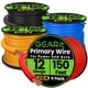 thumbnail image 1 of Kit de cables GearIt, calibre 12, CCA, 150 pies cada uno, 4 colores, 600 pies en total, 1 of 9