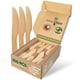 thumbnail image 1 of Cuchillos desechables de madera WOODABLE 100 unidades 16,5 cm ecológicos, 1 of 9