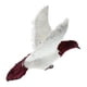 thumbnail image 1 of pájaro de la paloma con plumas artificial pájaro figurilla decoración pájaro # 5 vuelo rojo, 1 of 5