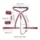 thumbnail image 2 of Adjustable Faux Leather BDSM Body Harness with Anal Hook and Ankle Cuffs for Couple Bondage Games and Adult Pleasure, 2 of 2