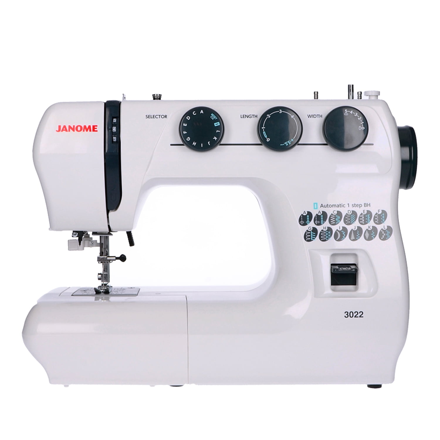 Janome - Máquina De Coser Mecánica 3022