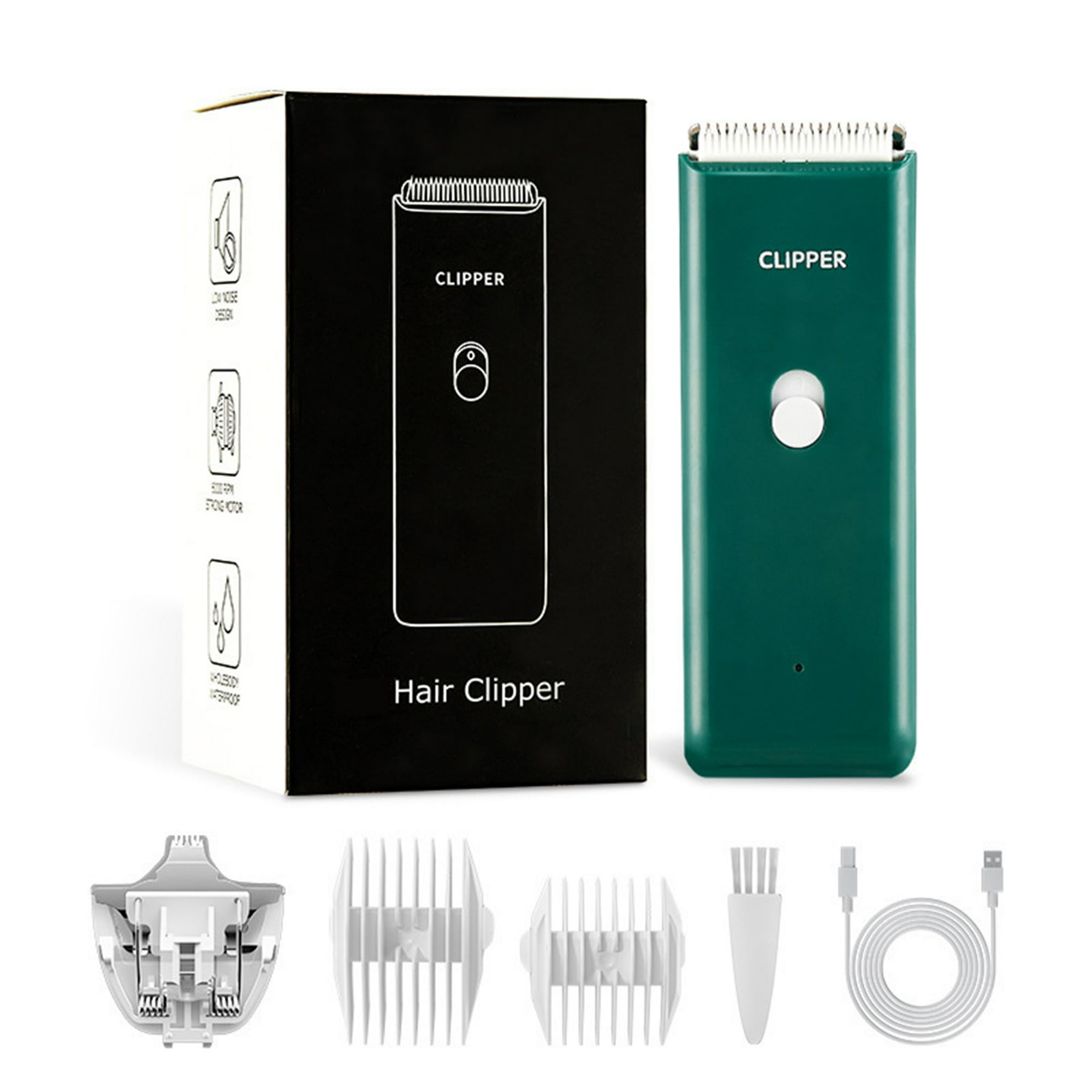 Veat00l - Perro Gato Hogar Pelo Impermeable Clipper Portátil Eléctrico Recargable Usb Mascotas Herramientas De Aseo Bajo Ruido Afeitadora Sin Cordón Recortadora Para Pequeñas Y Grandes