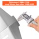 thumbnail image 4 of Deflectores de calor QuliMetal 65505 de acero inoxidable, 34 x 22 cm, paquete de 2, 4 of 6