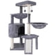 thumbnail image 1 of Árbol para Gatos Smouatou Condo de Tres Niveles con 2 Hamacas Gris, 1 of 9