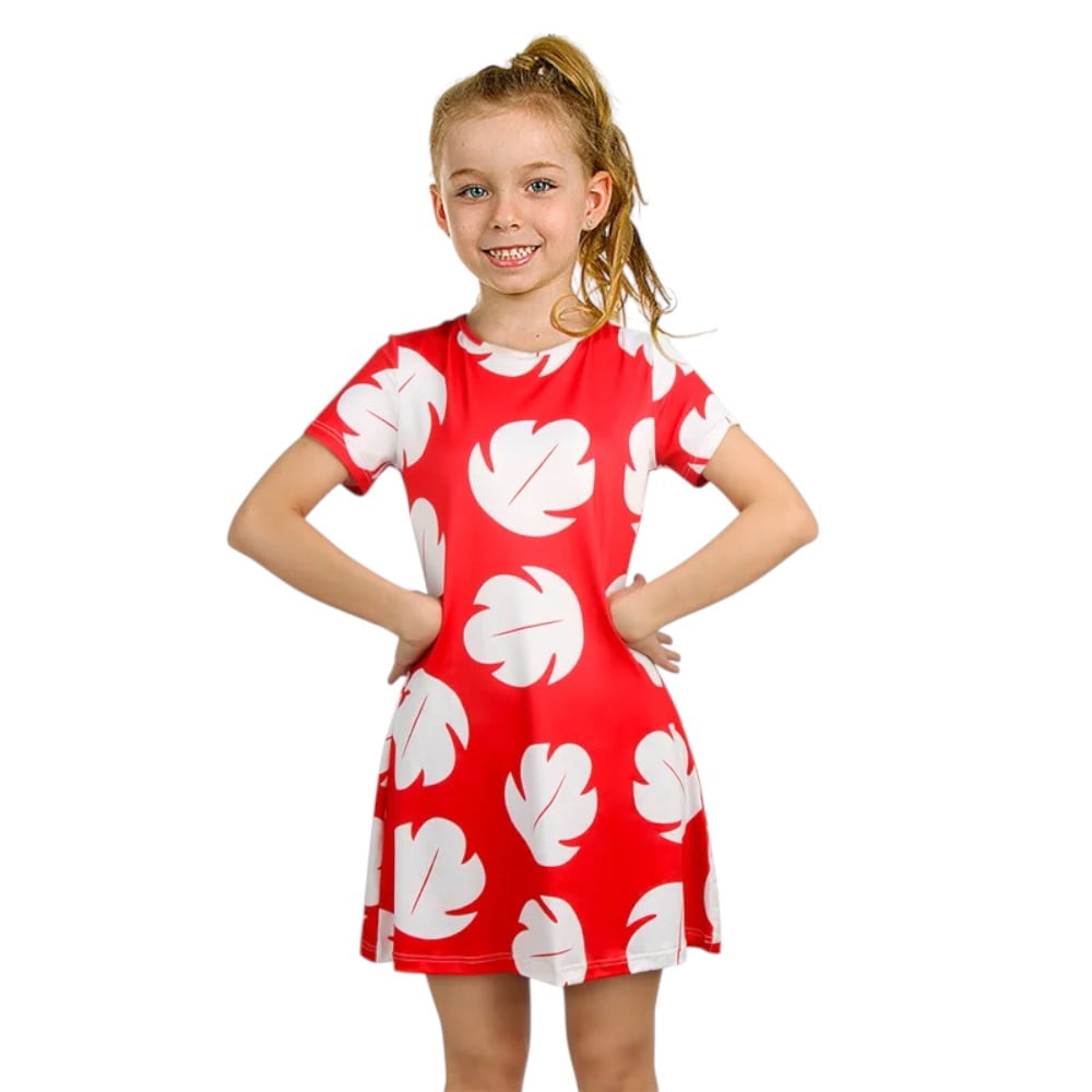 Red Sale - Disfraz Cosplay Lilo Vestido Lilo Y Stitch Infantil