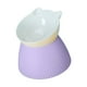 thumbnail image 2 of Cuenco Inclinado Para Gatos Comedero Elevado Para Mascotas Con Alimentador De Pie 14,5 Cm X 13 Cm Morado, 2 of 5