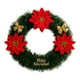 thumbnail image 2 of Corona de Navidad 30 Cm Con Flores Decoracion Navideña, 2 of 7